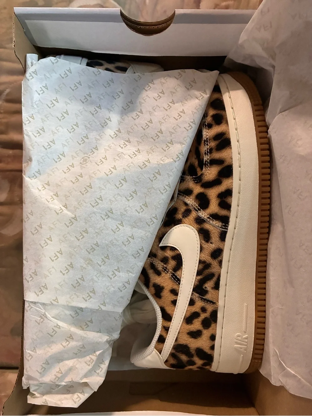 Nike AF1 Leopard Print